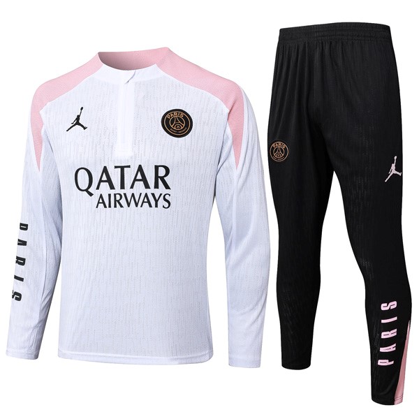 Sudadera De Training PSG 2024/25 Blanco Rosa